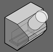 5MP | Side exit block with connector pipe