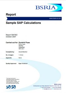 Sample SAP Calculations BSRIA 2007