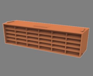 REDG930 | Air brick 9" x 3" (polypropylene)