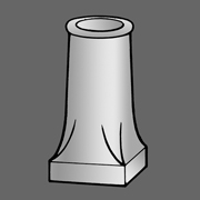 SBRP | Square based round chimney pot
